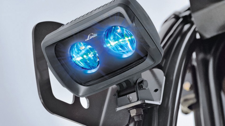 Linde BlueSpot™ za Linde električni viljuškar E10